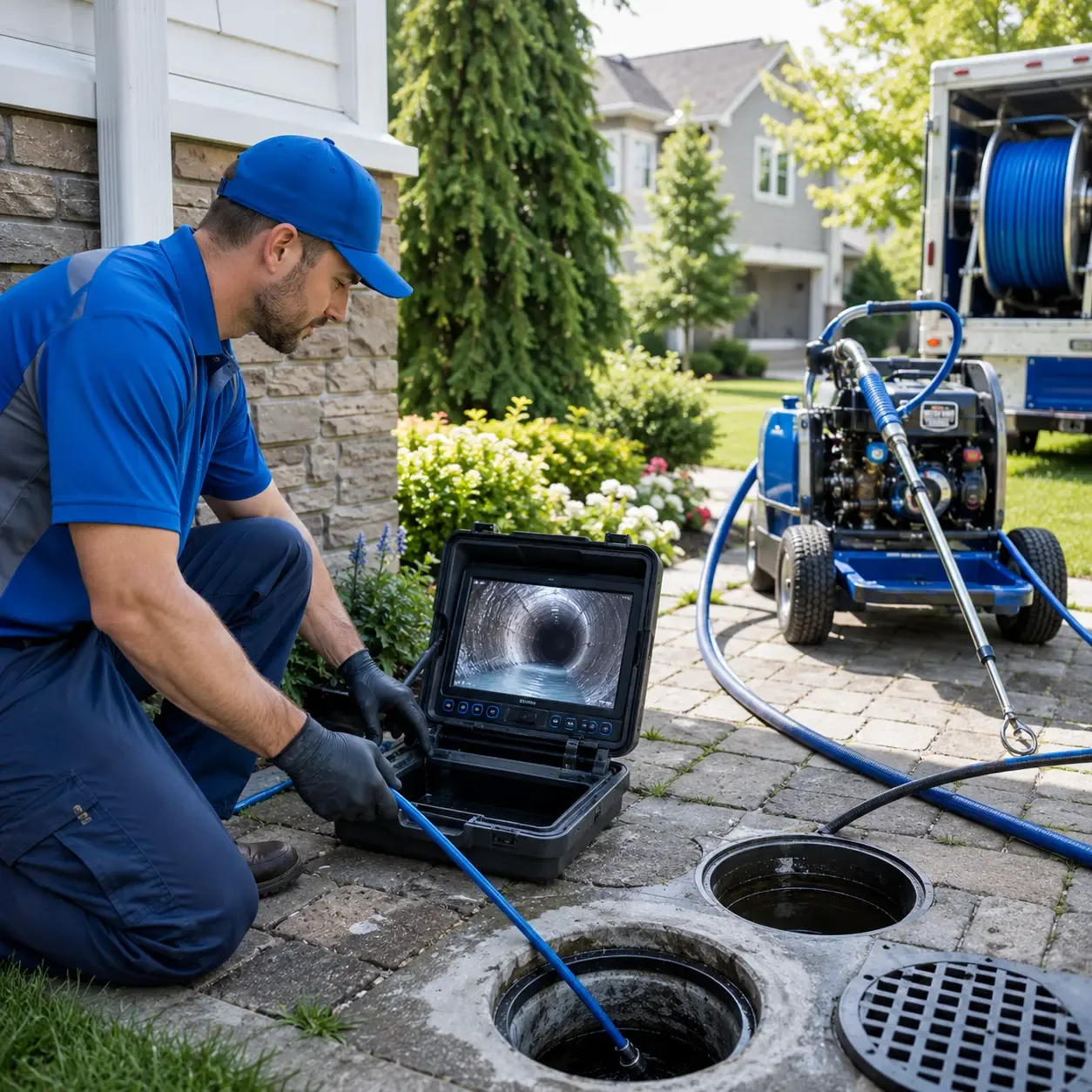 Outdoor drain cleaning professionals serving Calvin, ND